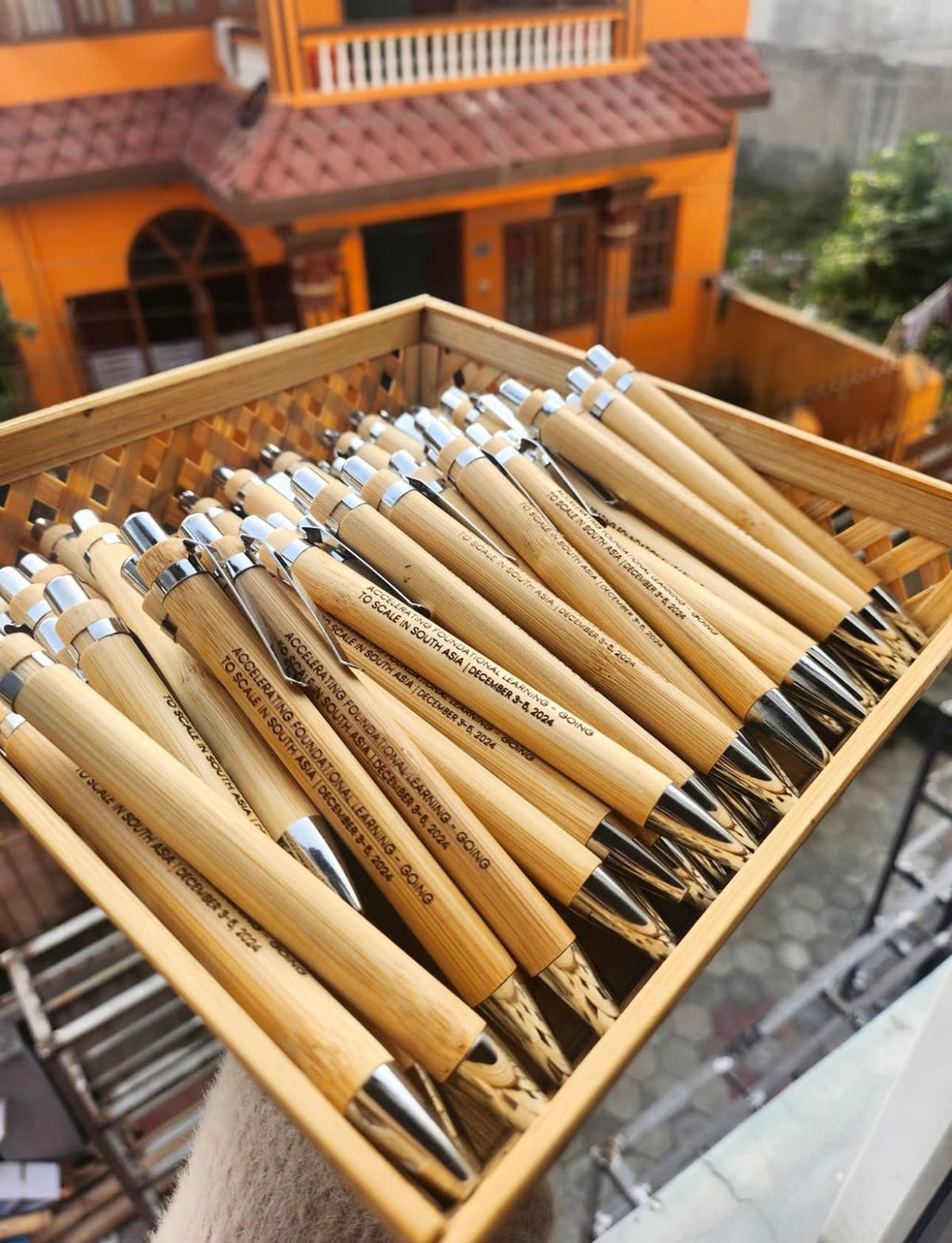 Custom Engraved Bamboo Pen