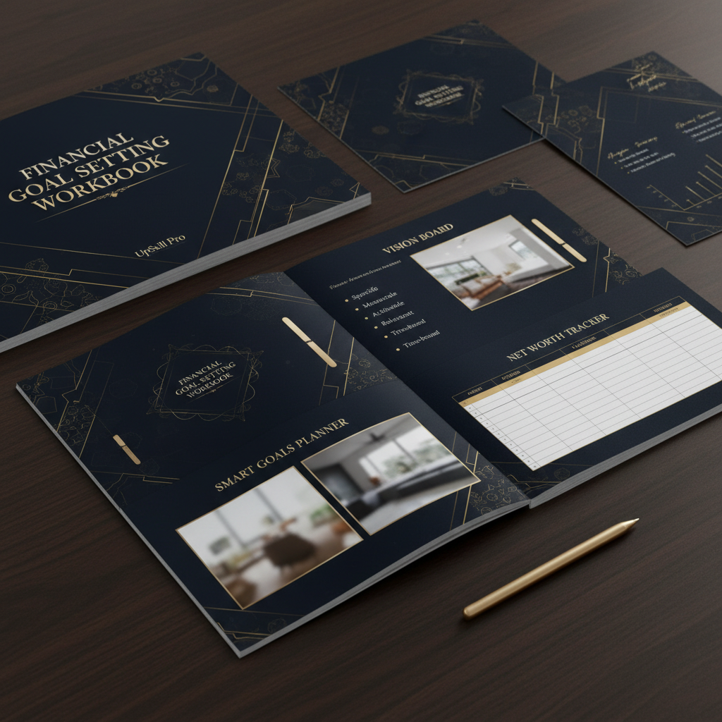 Financial Goal Setting Workbook Mockup 1