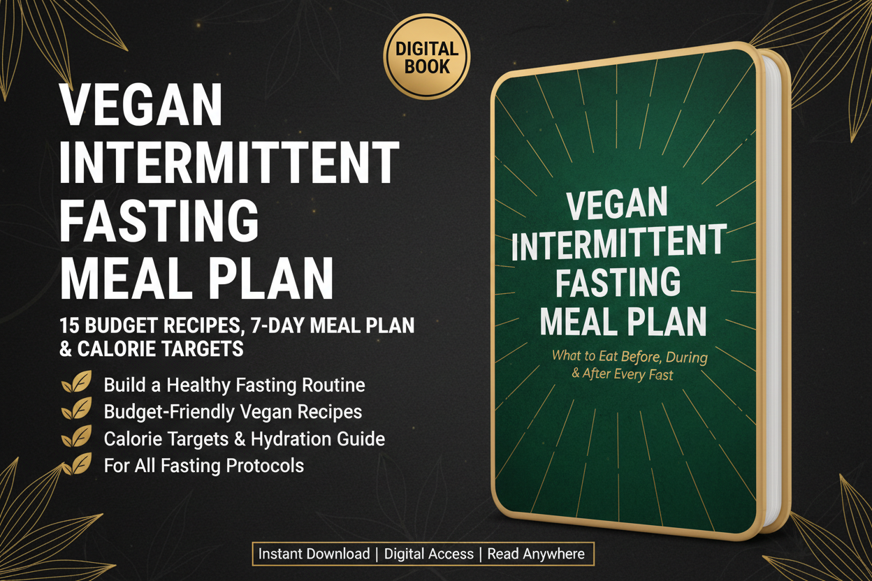 Vegan Intermittent Fasting Meal Plan Banner